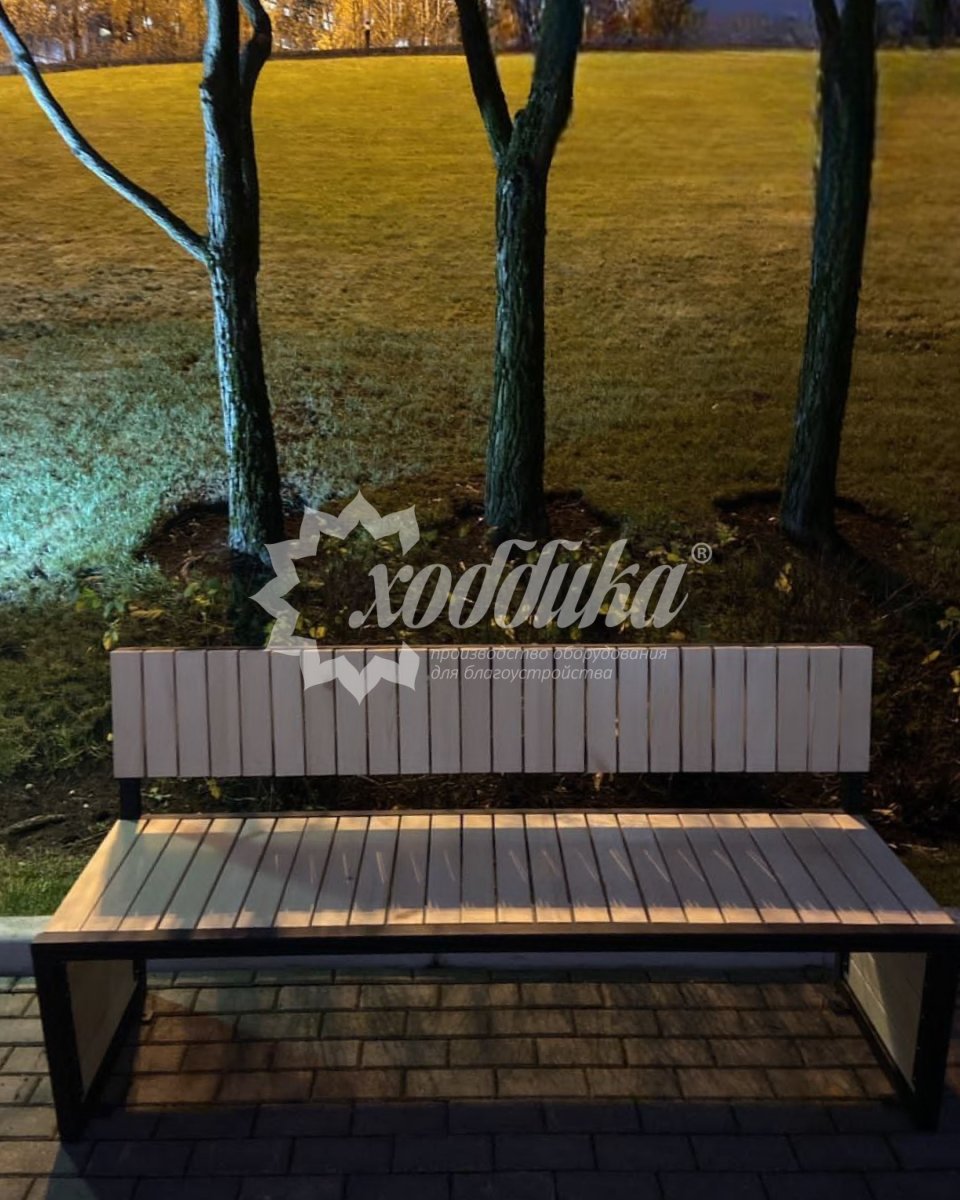 Скамейка стальная «Вижен» - 20