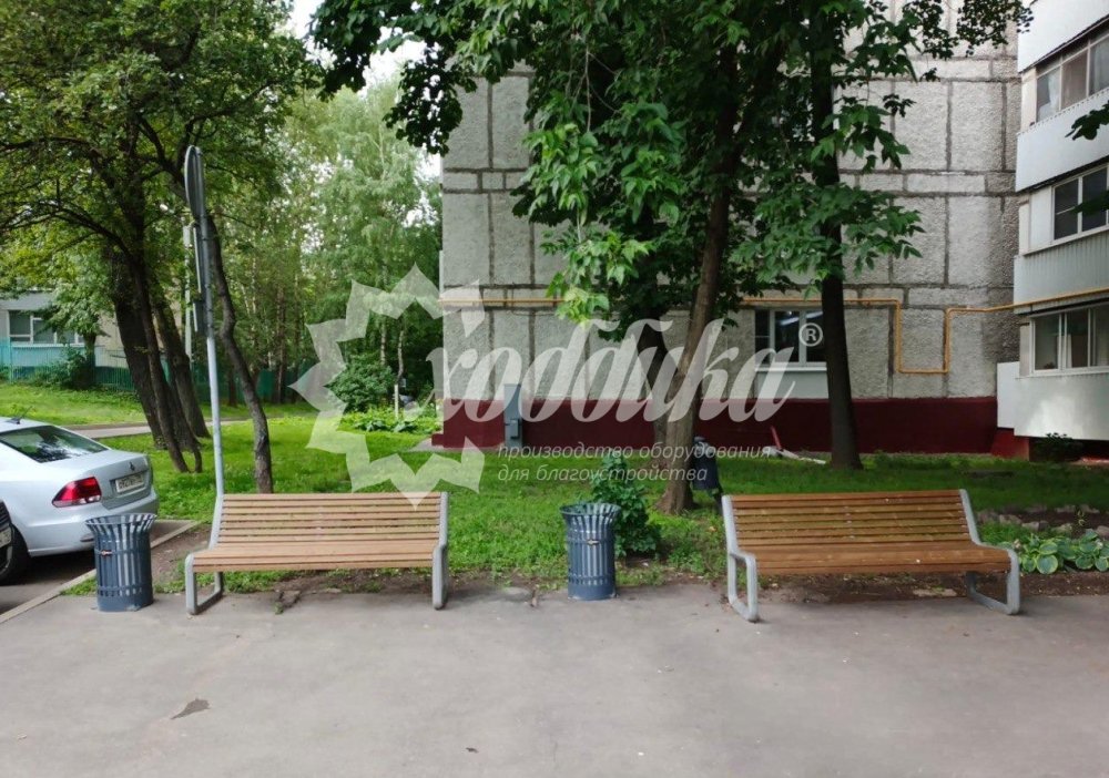 Урна уличная круглая «Вертикаль» - 18