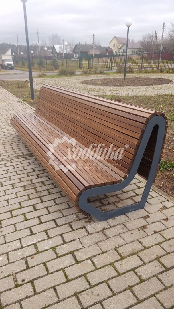 Яркий след ноября: радиусные скамейки, урны, контейнерные площадки для ТБО - 17