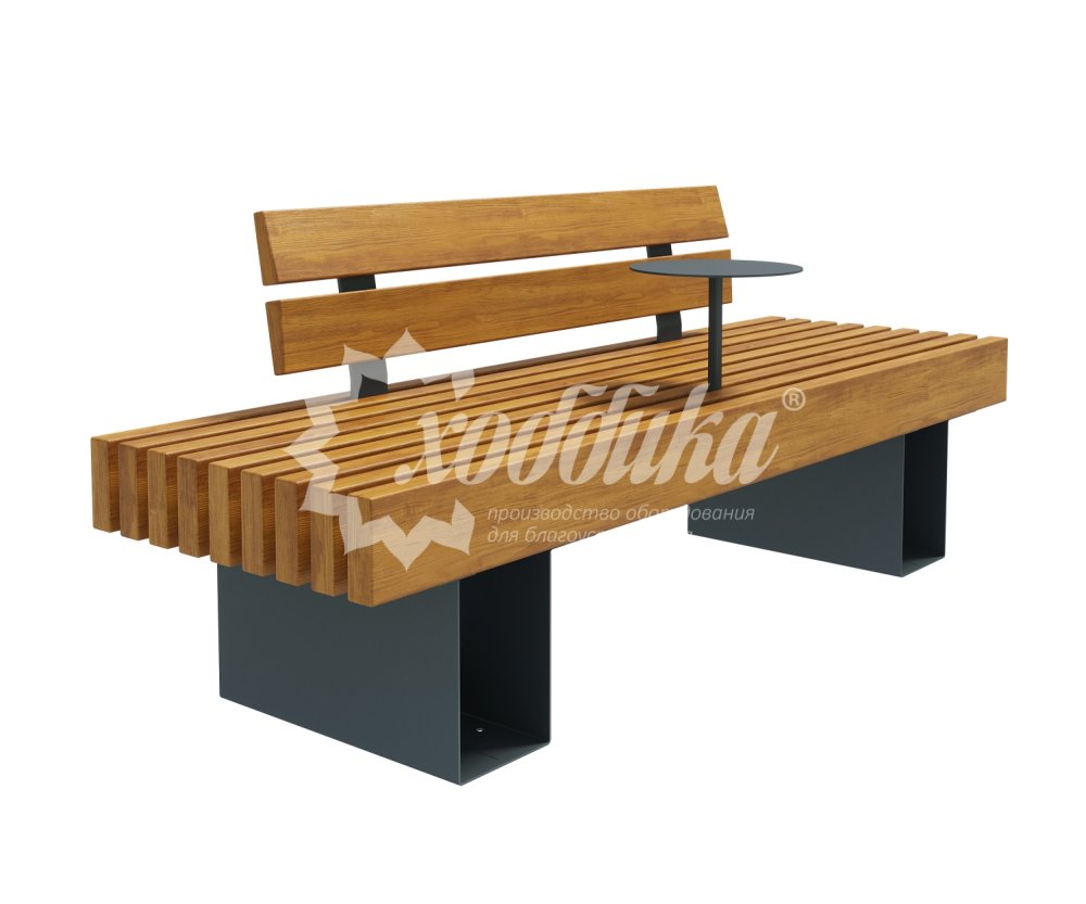 Скамейка стальная «Лондон» - 6