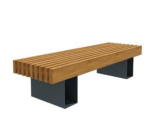 Скамейка стальная «Лондон» без спинки