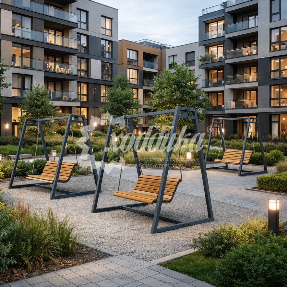 Качели садово-парковые «Фикс» - 4