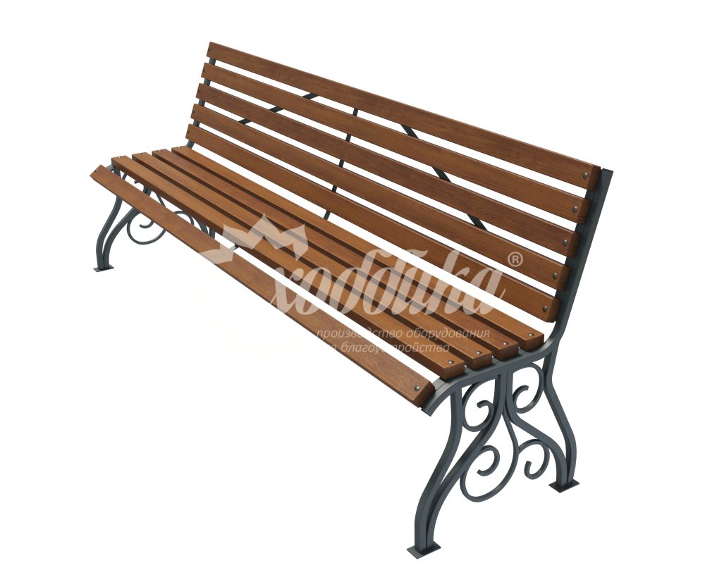 Скамейка стальная «Вена» - 3