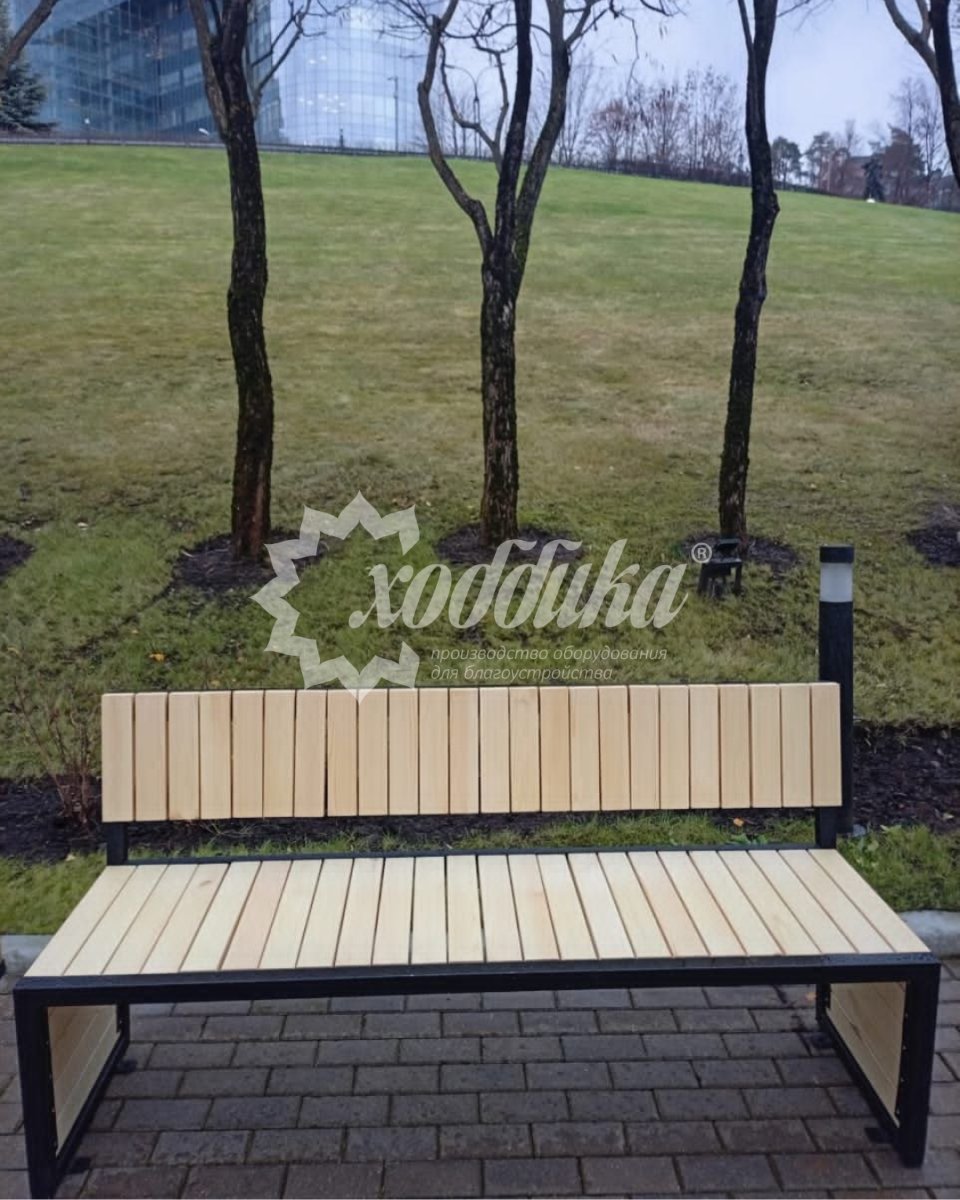 Скамейка стальная «Вижен» - 17