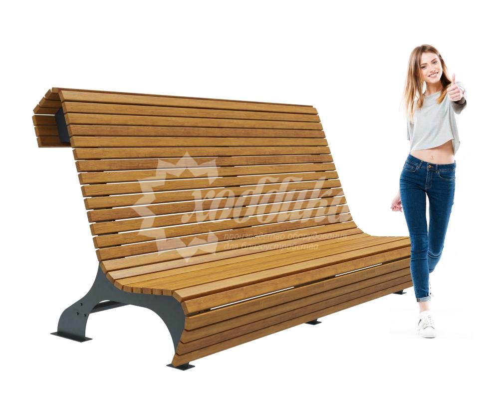 Скамейка стальная «Сафари»