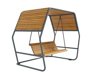 Садово-парковые качели «Грани Вуд»