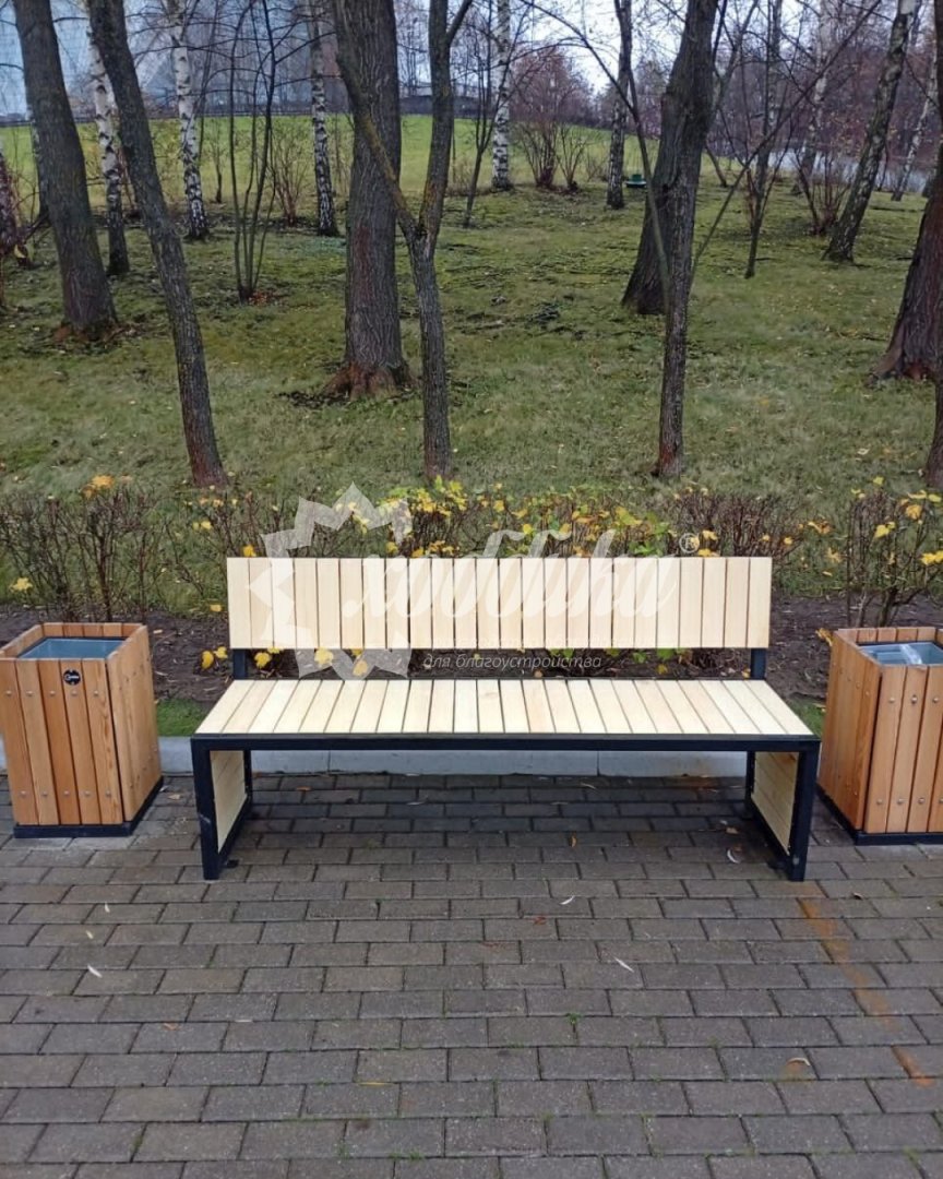 Яркий след ноября: радиусные скамейки, урны, контейнерные площадки для ТБО - 18