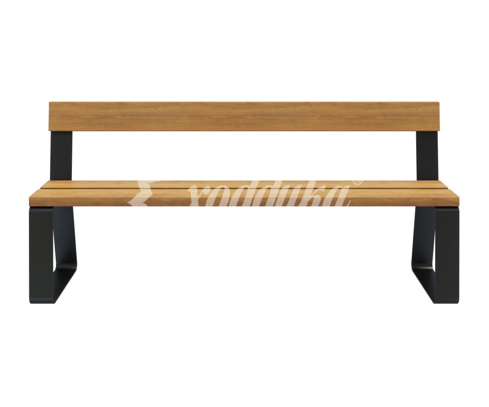 Скамейка стальная «Колледж» - 13