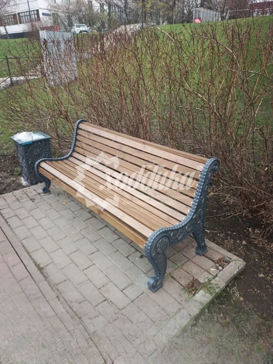 Скамейка чугунная «Городская роща» - 24