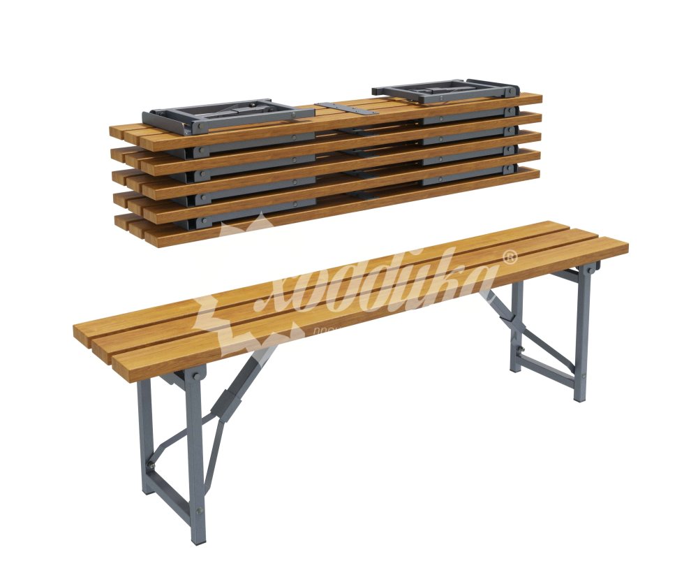 Скамейка складная без спинки «Форбург» - 8