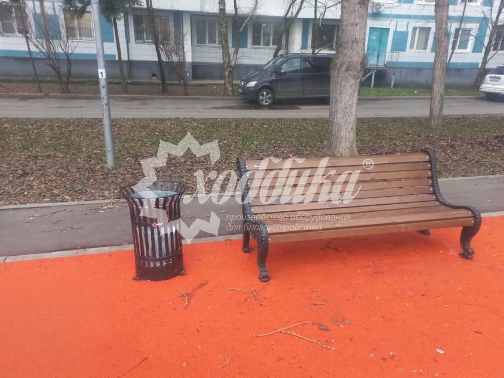 Скамейка чугунная «Городская роща» - 20