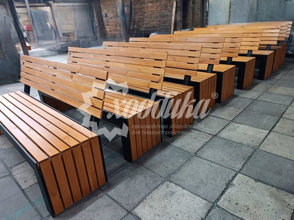 Скамейка стальная «Фергана» - 8