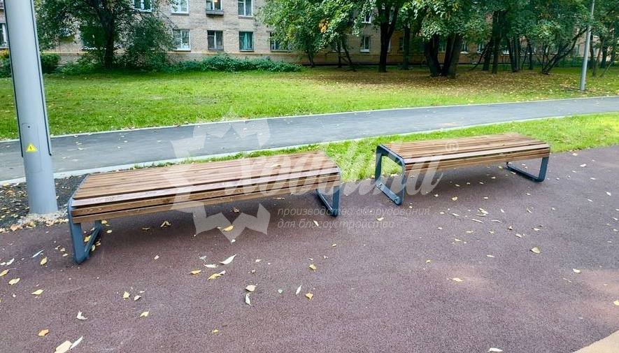 Банкетка чугунная «Варшава» - 14