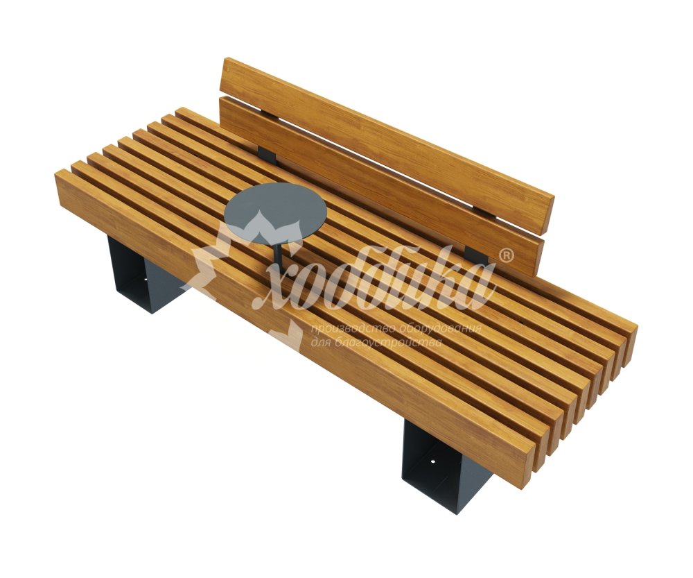 Скамейка стальная «Лондон» - 8