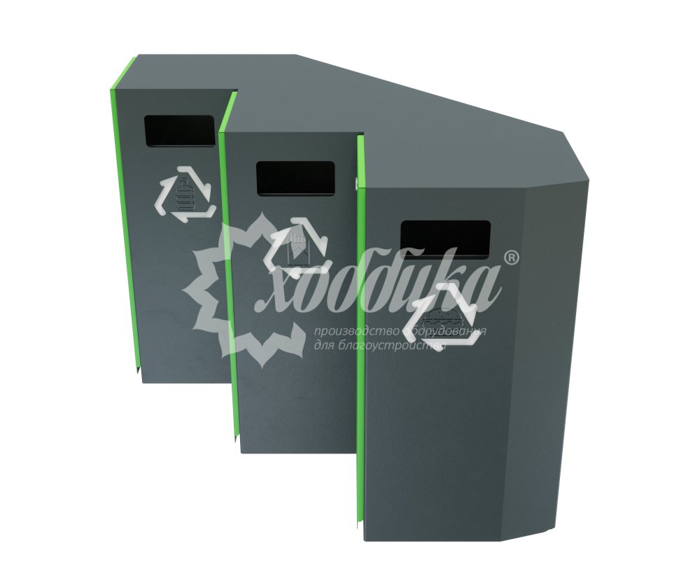 Урна для раздельного сбора «Фьюжен» - 1