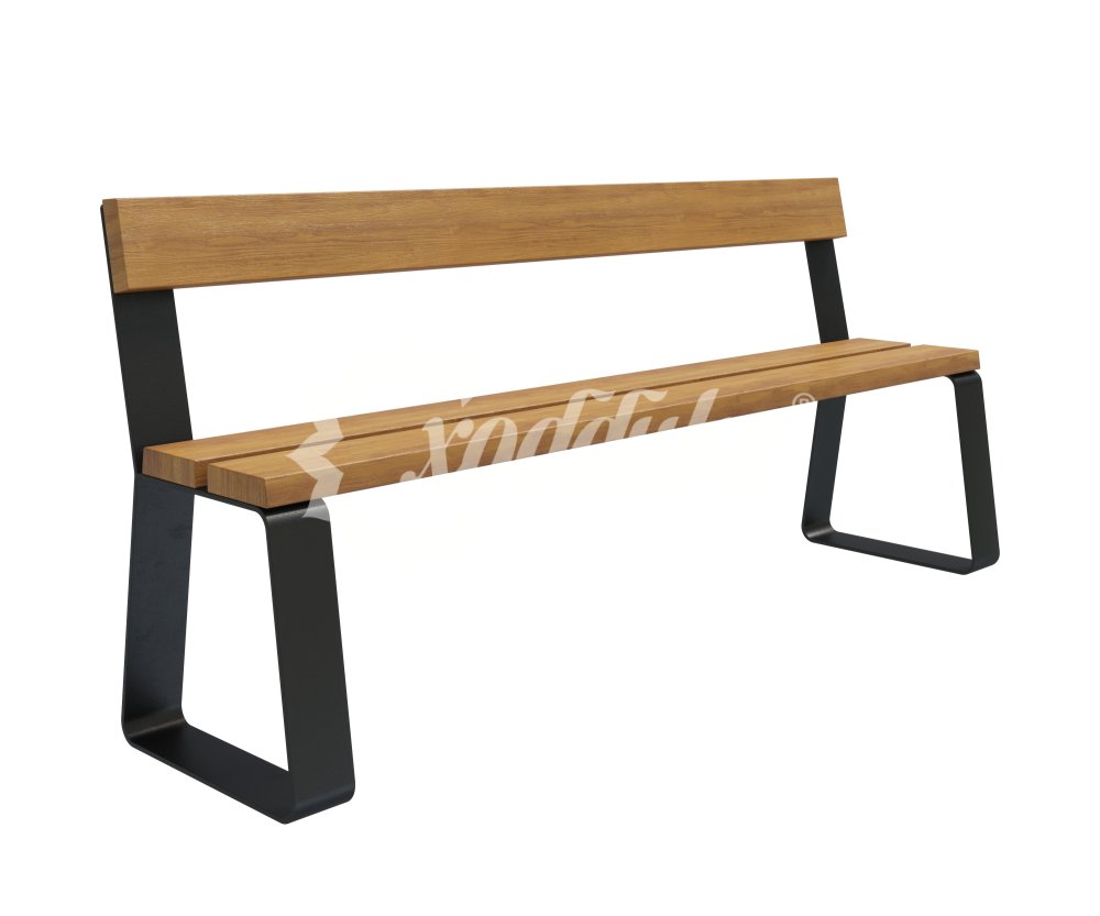 Скамейка стальная «Колледж» - 12