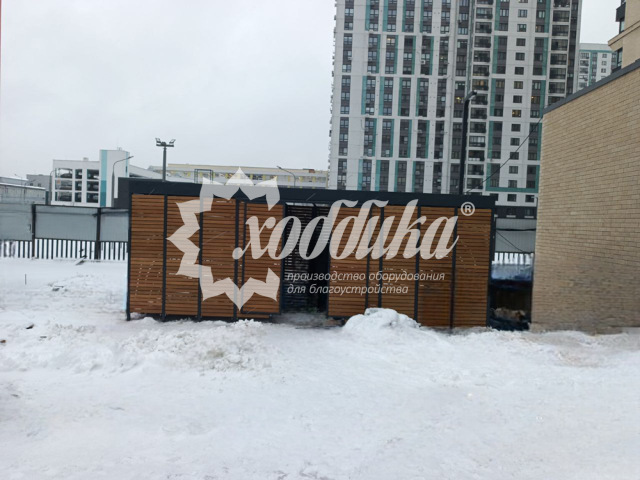 Активная зима на «Хоббике»: игровые комплексы, оборудование для спорта, скамейки, урны - 1