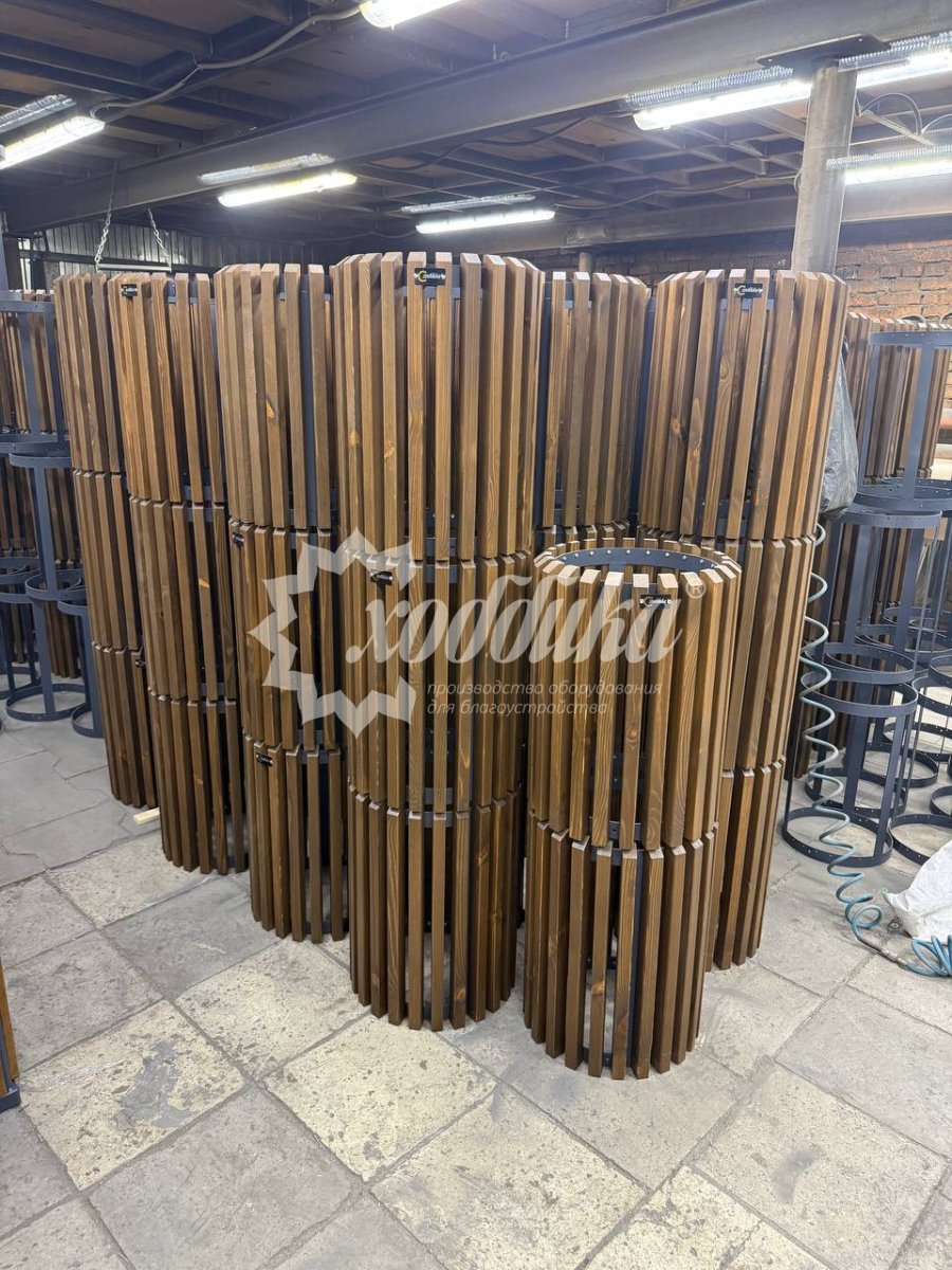 Урна с бетонным основанием «Бульвар» - 13