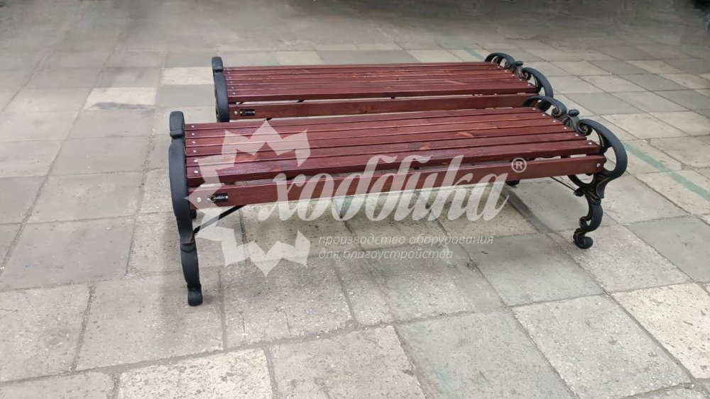 Банкетка чугунная «Трон» - 10