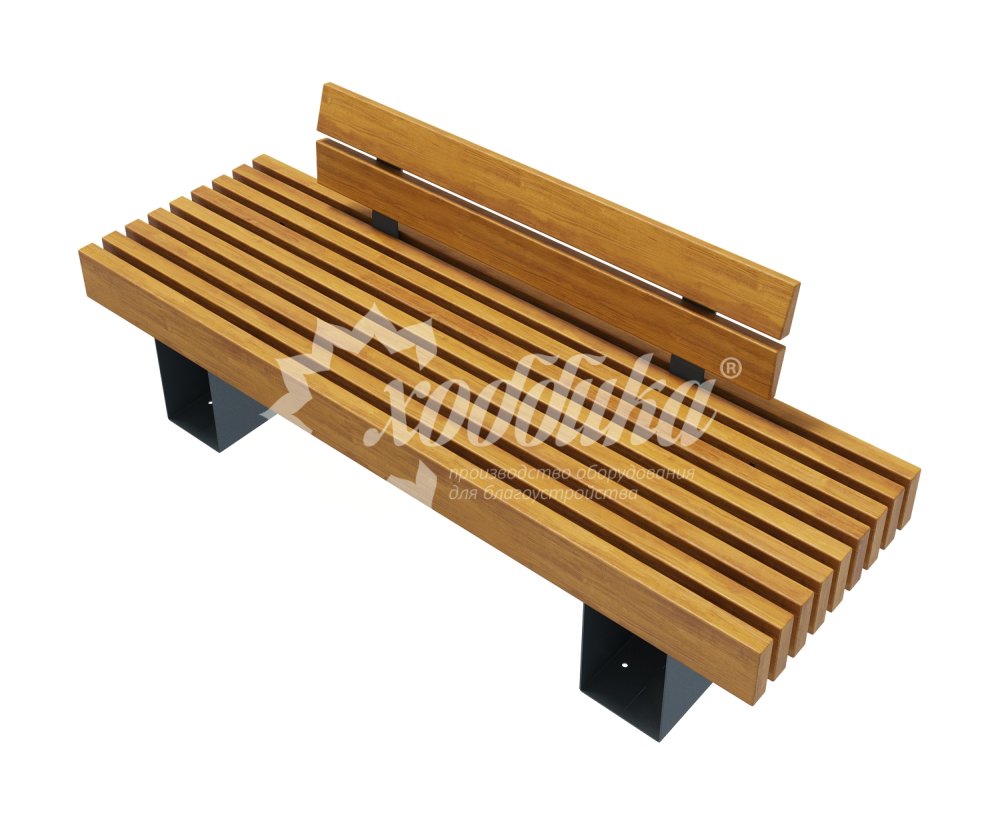 Скамейка стальная «Лондон» - 7