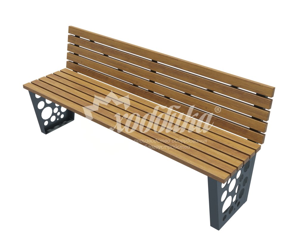 Скамейка стальная «Глобус» - 1