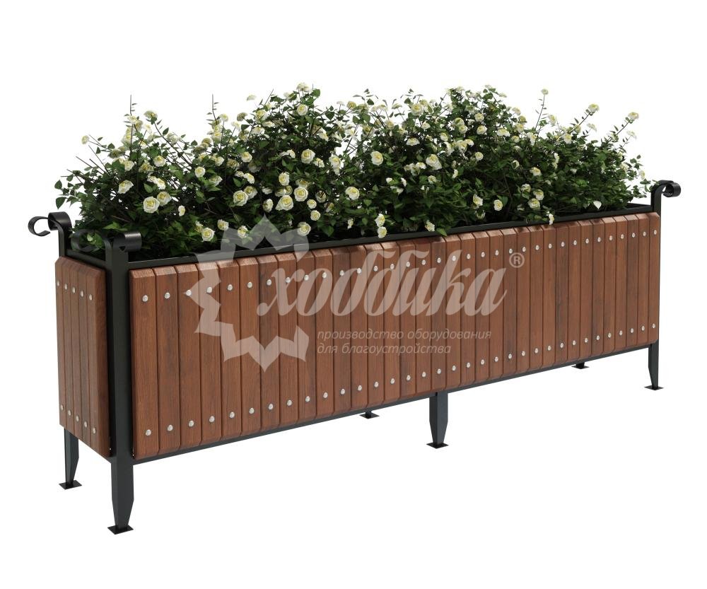 Вазон садово-парковый «Топаз» 2260х445х725 мм