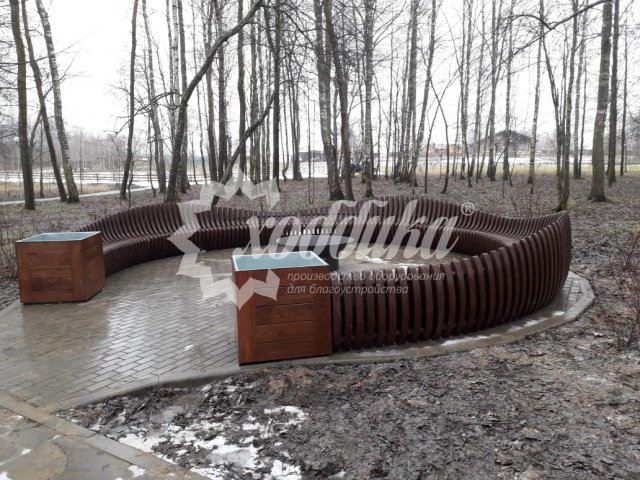 Параметрическая скамейка «Long bench» в Смоленской области - 7