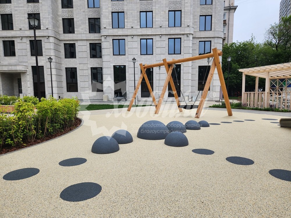 Полусфера из EPDM крошки «Баббл» - 1