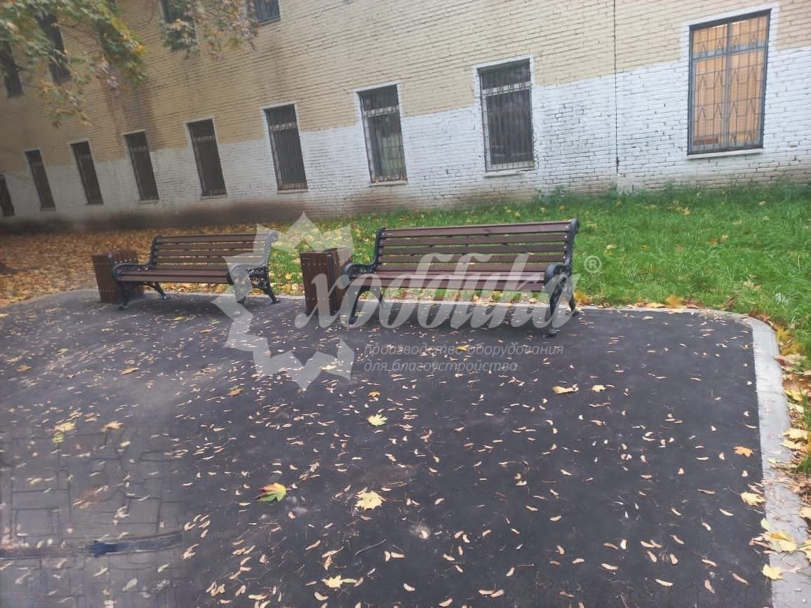 «Хоббика» держит темп: перголы, парковки, скамейки, урны - 11