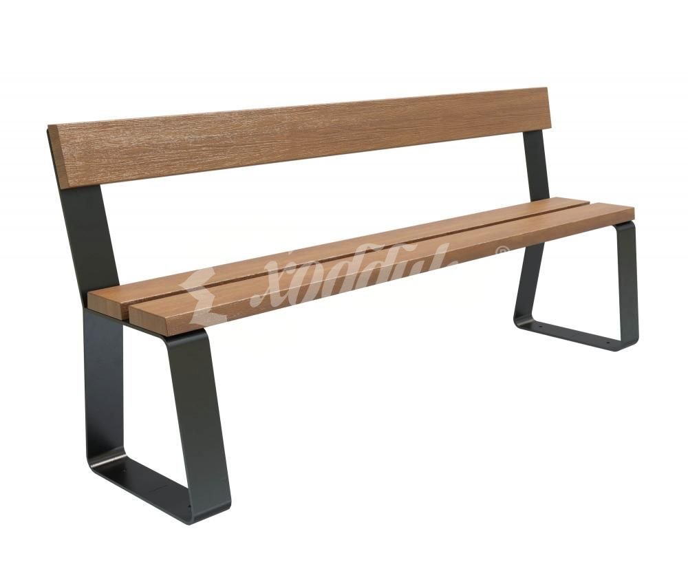 Скамейка стальная «Колледж» 1,5 м белая распродажа