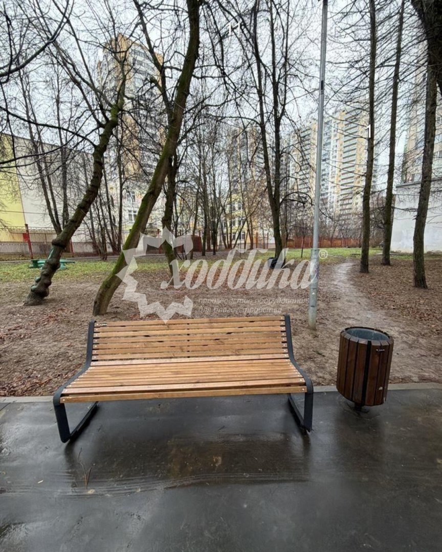 Зимний уют в деталях: скамейки, уличные зарядные станции, урны - 24