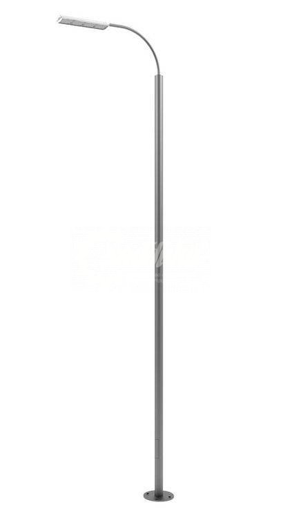 Стальной фонарный столб «Техно-Э» со светильником - 4