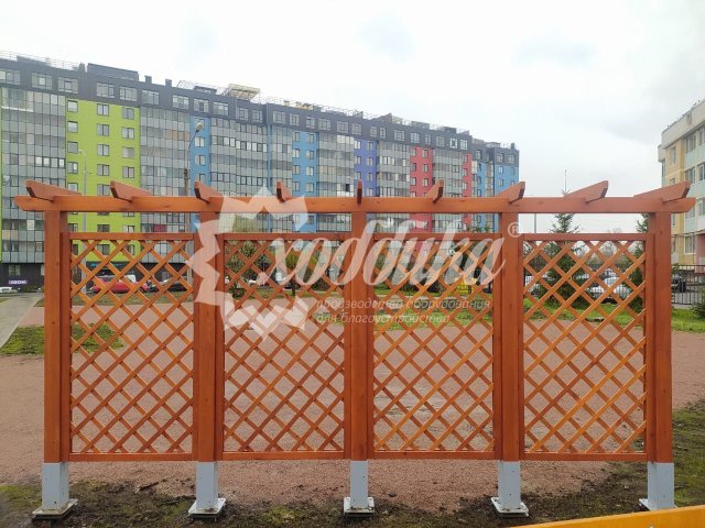 Качели «Оазис» и шпалера «Ромб» в г. Пушкин - 6
