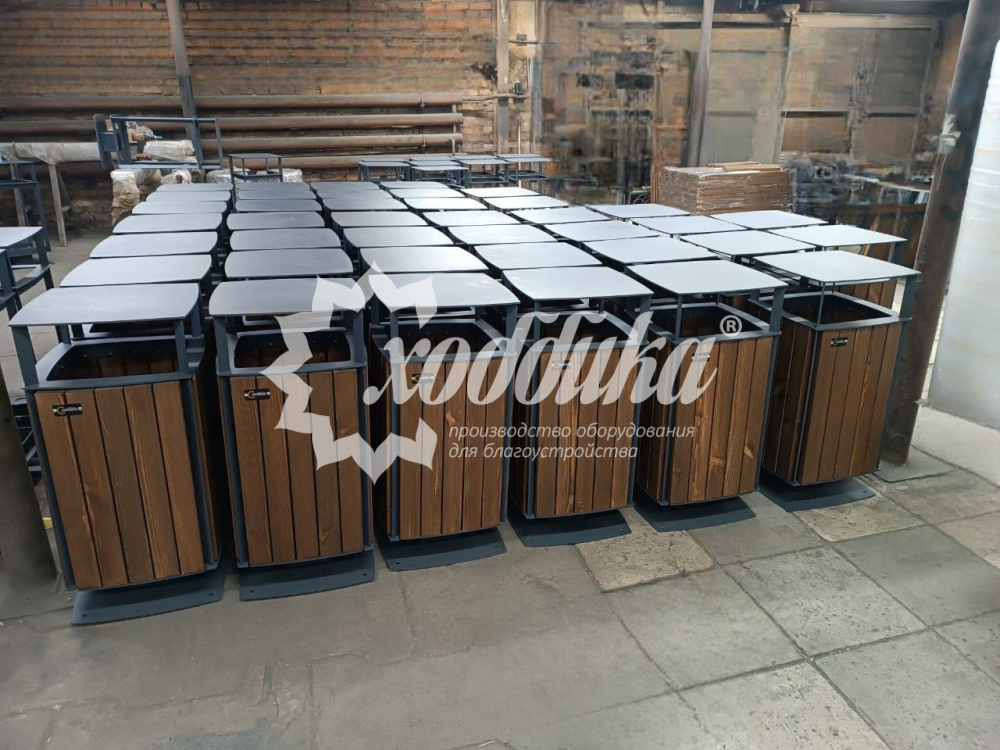 Урна парковая «Краков квадратная» - 9