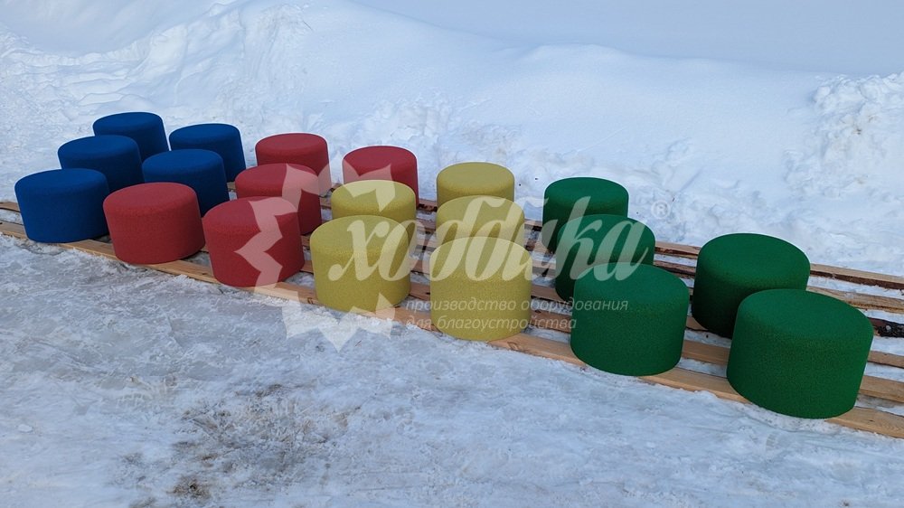 Пенек из EPDM крошки «Баббл» - 3