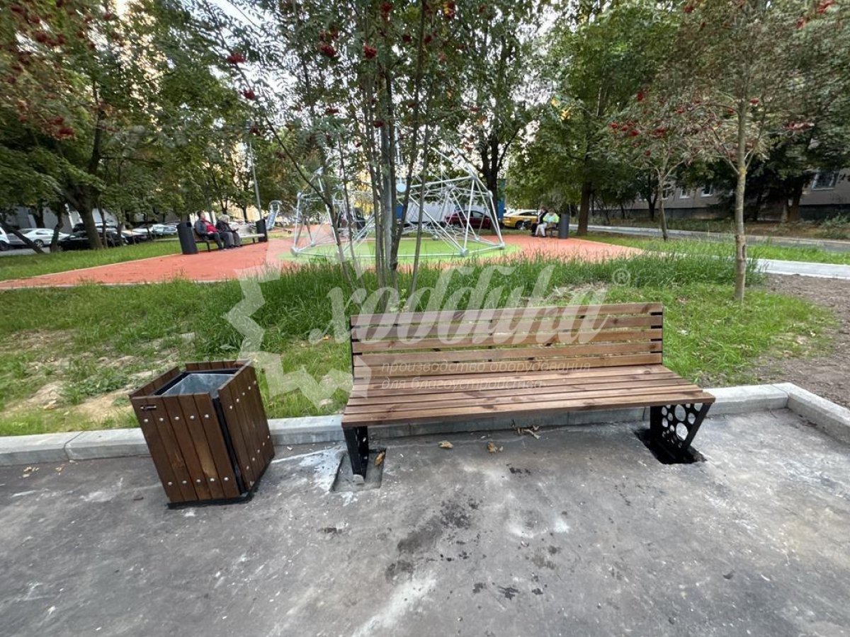 Осень в стиле комфорта: трибуны, указатели, вазоны, перголы - 38