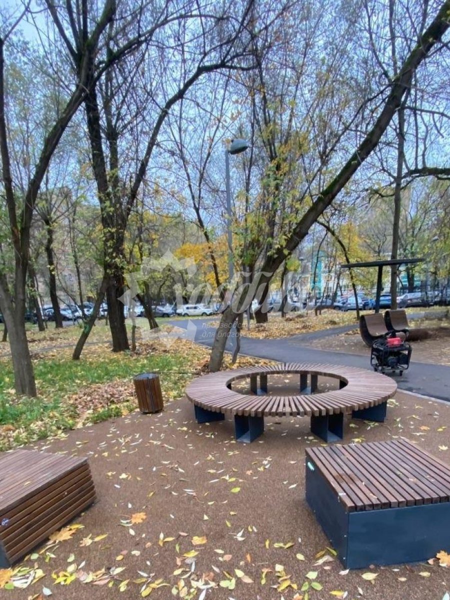 Скамейка стальная модульная «Таймс-Сквер» - 14