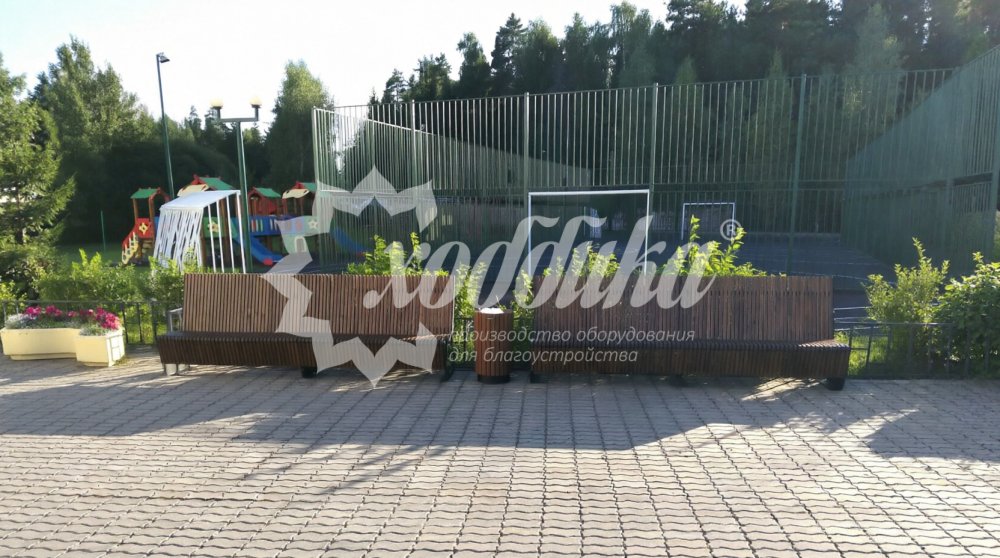 Скамейка стальная «Авиньон» - 7