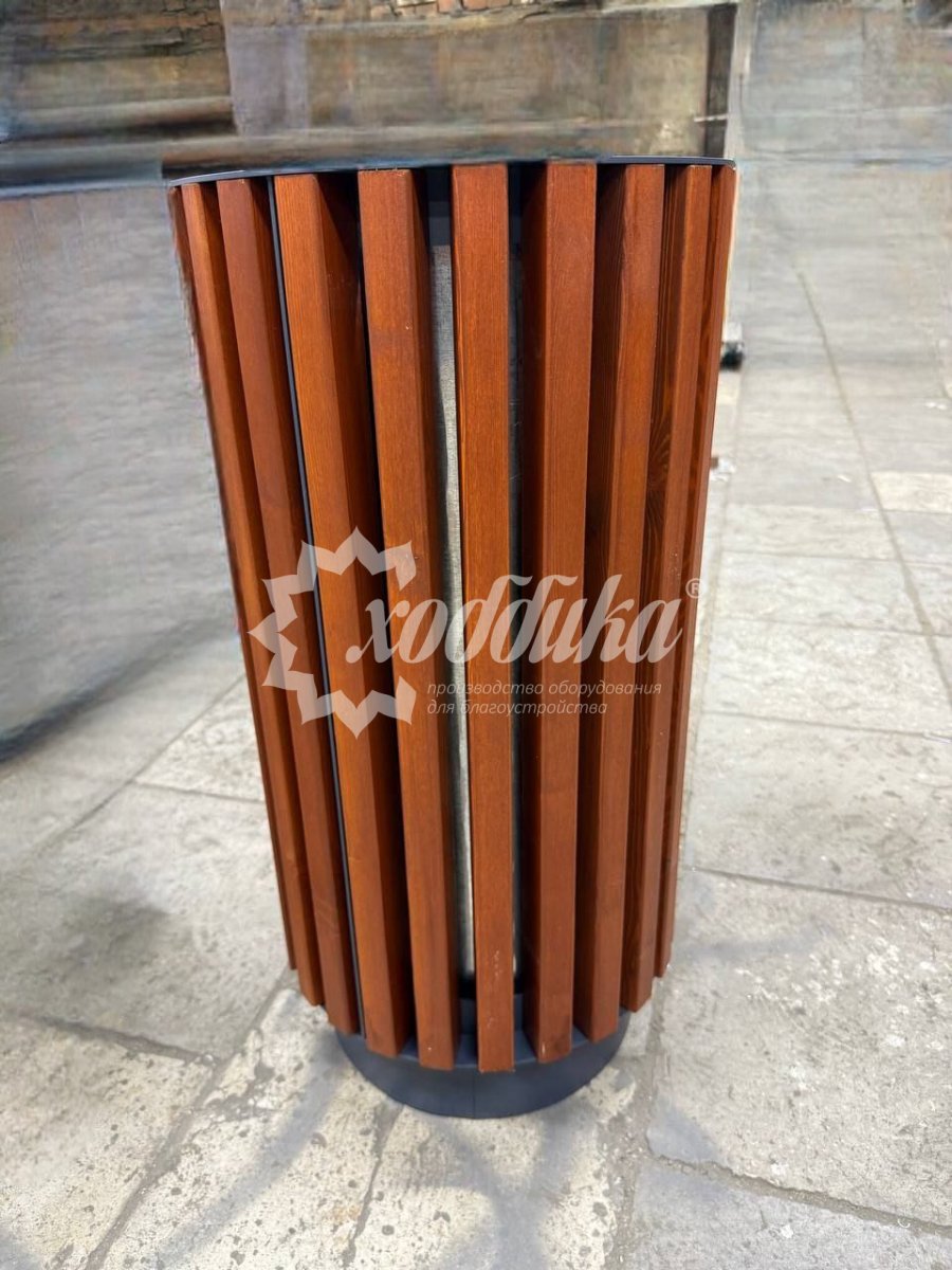 Урна «Стеллар Вуд» круглая - 5