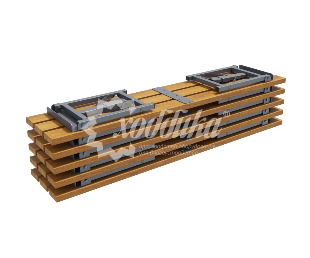 Скамейка складная без спинки «Форбург» - 10