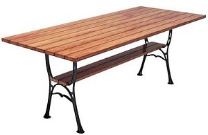 Стол чугунный «Ратио» 1,2 м палисандр распродажа