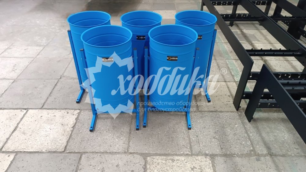 Урна стальная «Омега» круглая - 3